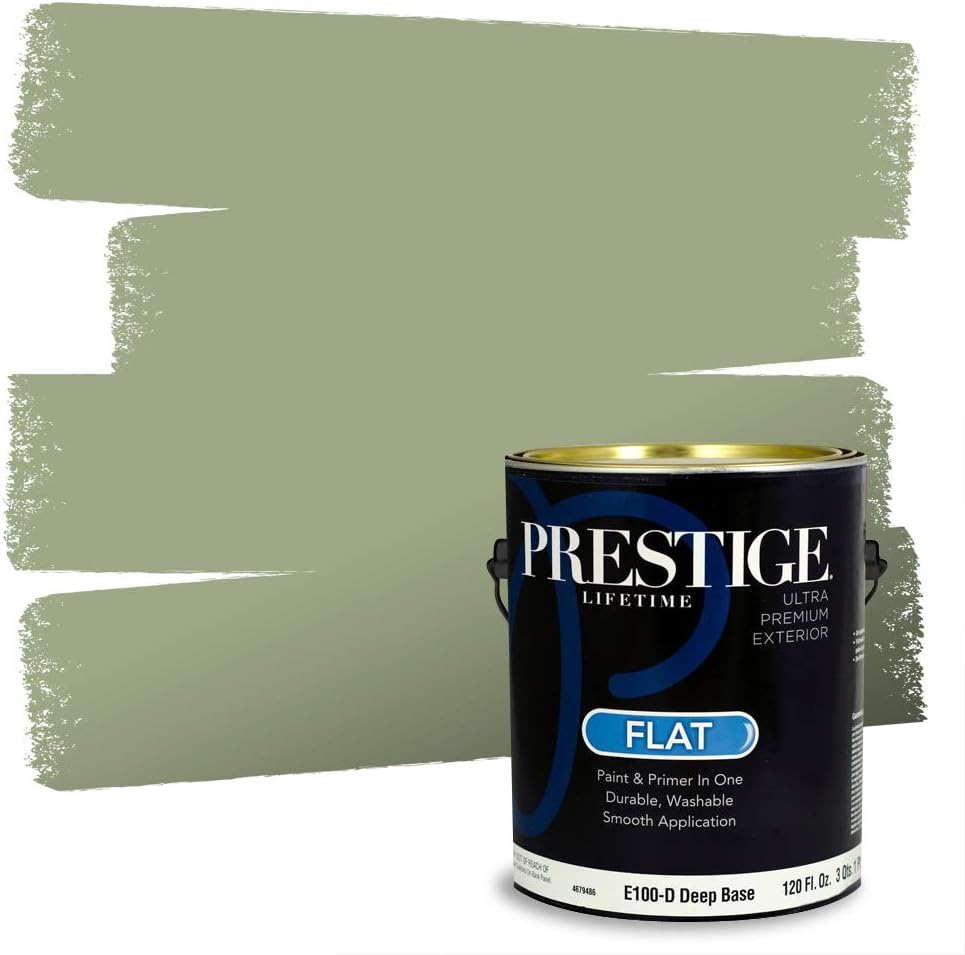 PRESTIGE Interior Paint and Primer in One, Garden Sage, Eggshell, 1 Gallon