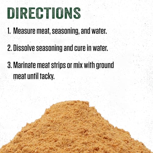 LEM Products Backwoods Original Jerky Seasoning, 4 lb 5.5 oz Bucket | Pre-Measured Seasoning and Cure for Wild Game and Domestic Meat