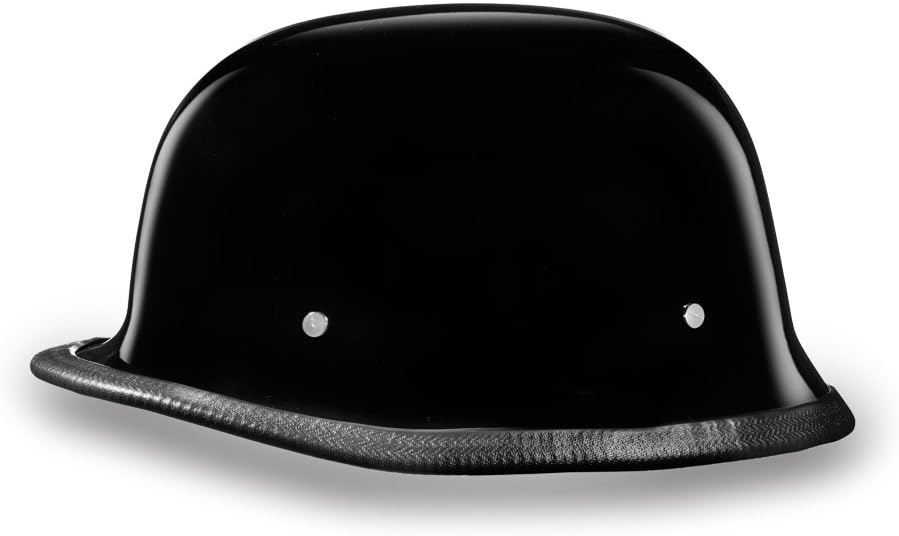 Daytona Half Shell German Motorcycle Helmets, DOT Approved for Superior Safety and Style – Comfortable, Durable, and Perfect for Riders Who Want a Retro Look with Modern Protection Standards