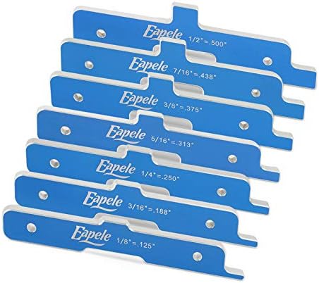 Eapele Router Table Set Up Bars Replace for PRS3400 (Set of 7)