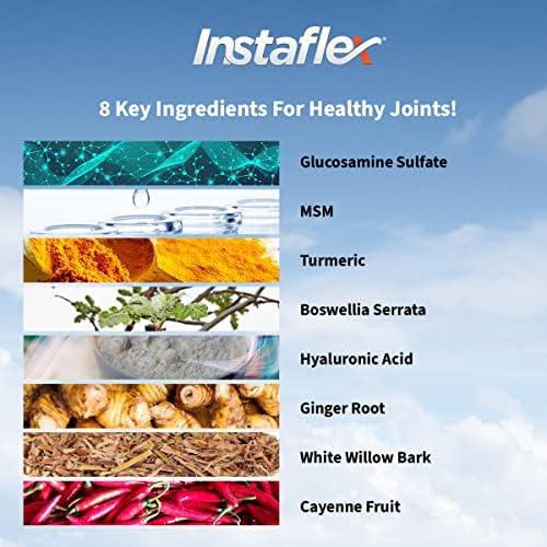 Instaflex Joint Support Supplement for Men and Women with Glucosamine, 90ct | Joint Health, Relieve Discomfort, Improve Flexibility, Increase Mobility