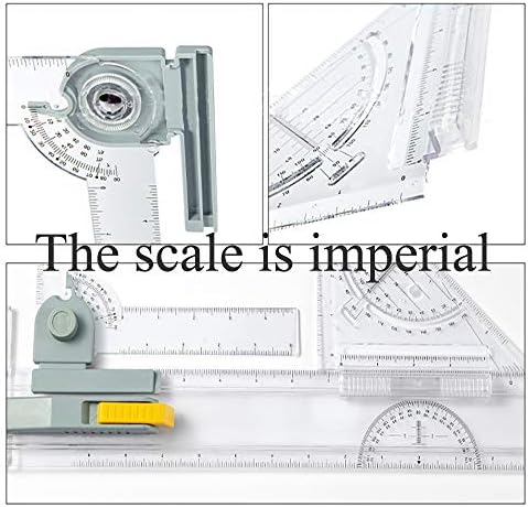 SALEMAR Inch Scale A3 Drafting Table Drawing Board Graphic Architectural Sketch Tool Set