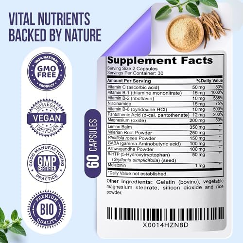 Nature's Nectar Supplements – Keep Calm Capsules with Ashwagandha