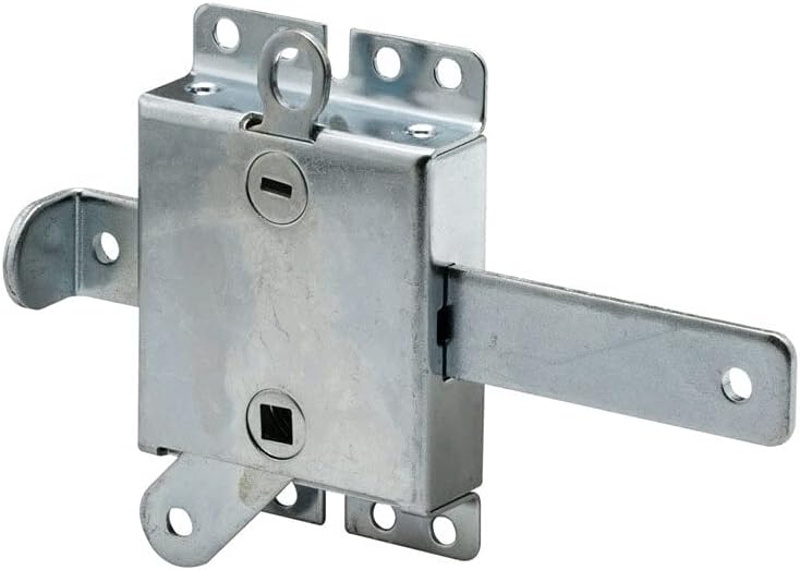 Prime-Line GD 52138 Inside Deadlock – Heavy Duty Galvanized Steel Housing, Fits Most Garage Doors, Extra Protection as a Security Lock