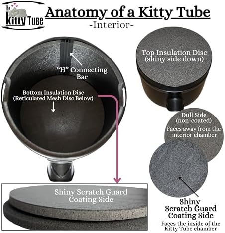 The Kitty Tube Outdoor Insulated Cat House-Feral Option with Straw