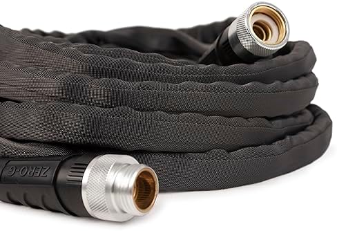 zero-G 4001-50 Lightweight, Ultra Flexible, Durable, Kink-Free Garden Hose, 5/8-Inch by 50-Feet,Black