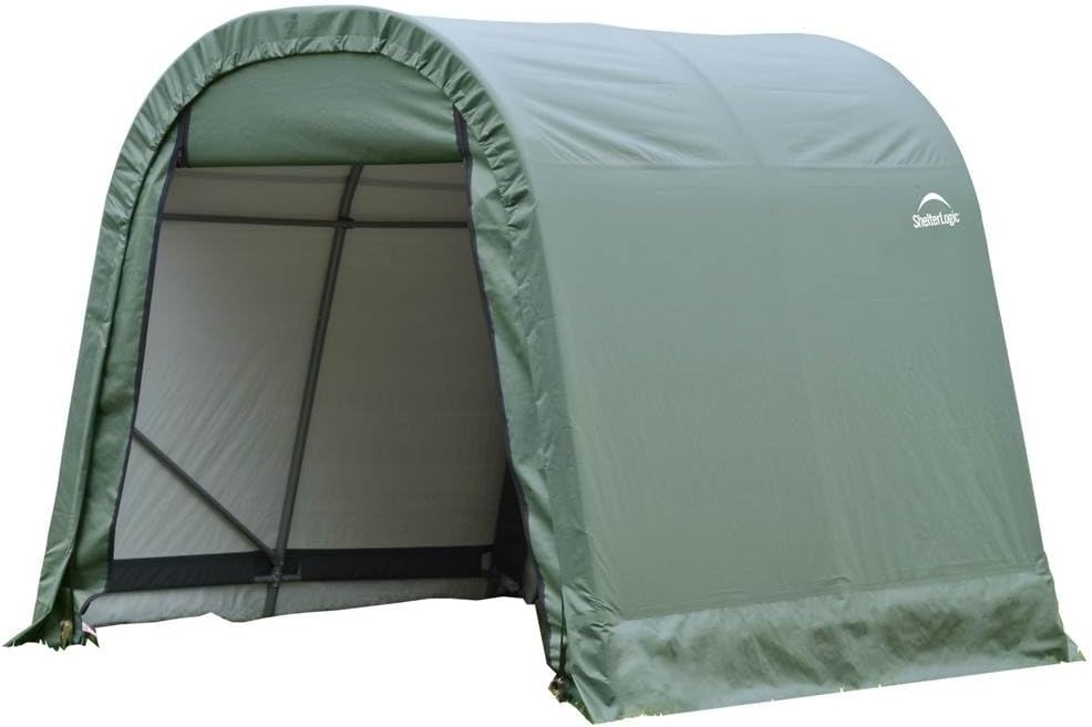 ShelterLogic 77813 Grey 10'x12'x8' Round Style Shelter