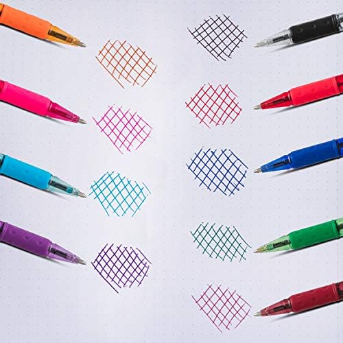Pentel RSVP Ballpoint Pen, (1.0mm), Medium Line, Assorted Ink, Pack of 8 (BK91CRBP8M)