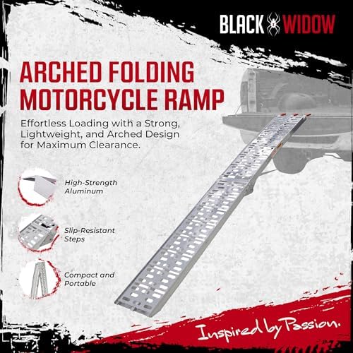 Black Widow 7' 5" ATV Loading Ramps 1,500 lb Cap
