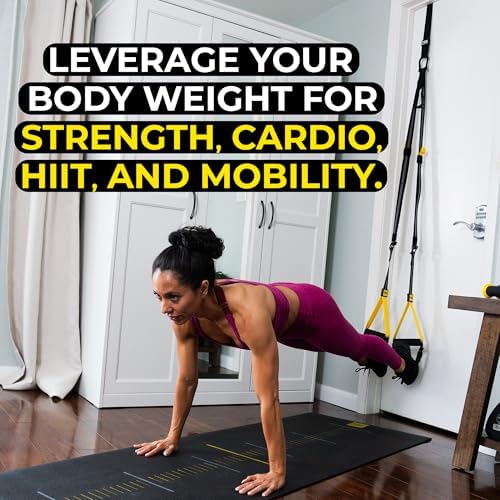 TRX All-In-One Home Gym System – Complete Suspension Training Kit for Strength Training, HIIT & Full-Body Workouts at Home or Outdoors