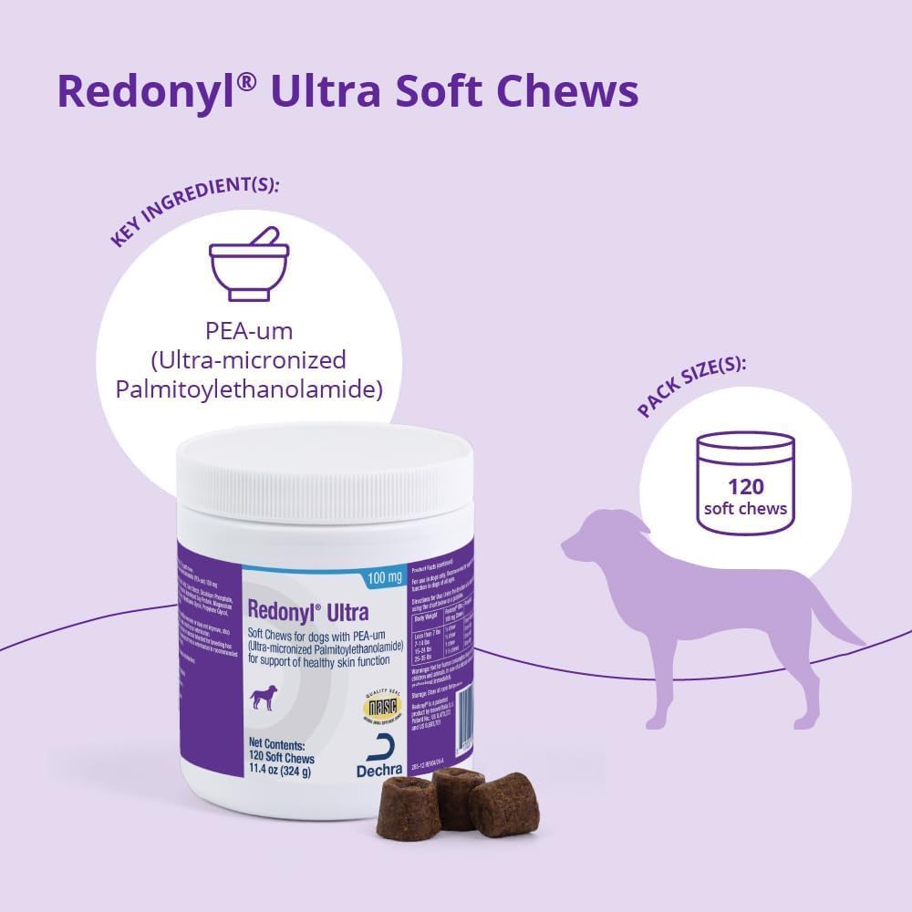 100mg Hypoallergenic with Pea-um for All Dogs 120 Soft Chews