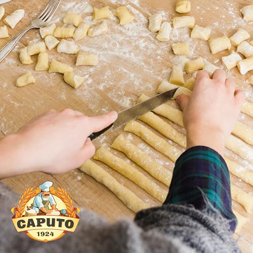 00 Antimo Caputo Pasta & Gnocchi Flour 5 Lb Repack- Italian Double Zero Grain Type - Extracted Wheat Blend - All Natural for Pasta Fresca Dough (5LB