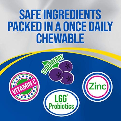 Culturelle Kids Daily Immune Defense Probiotic Chewables, Ages 3+, 30 Count