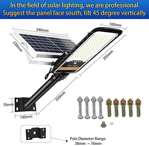 RuoKid Solar Street Lights Outdoor Lamp