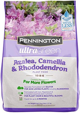Pennington 100525940 UltraGreen Azalea, Camellia & Rhododendron 10-8-6 Plant Food, 5 lb