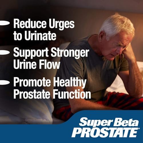 SUPER BETA PROSTATE - Prostate Health Supplements for Men, 60ct (Pack of 2) | Reduce Bathroom Trips, Promote Sleep, Better Bladder Emptying & Healthy Prostate