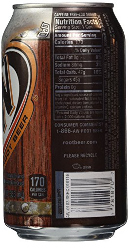 A&W Root Beer Made with Aged Vanilla, 288 Fluid Ounce