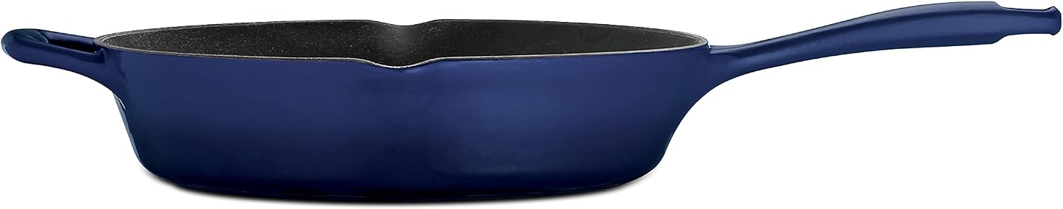 Tramontina Bestow Enameled Cast Iron 10-Inch Skillet, Blue | Perfect Pan for Frying, Searing, and Oven-to-Table Cooking