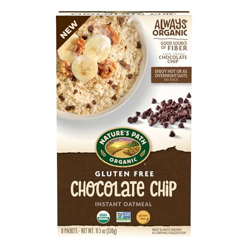 Natures Path, Oatmeal Brown Sugar Maple Gluten Free 8 Count Organic, 11.3 Ounce