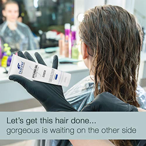 Styling Gel Fragrance Free 8 oz Medium Hold - Hair Styling Gel for Sensitive Skin - Hypoallergenic Parabens Free - Gluten Free Vegan Cruelty Free