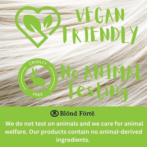 Perfect Blonde Hair Bleach Toner Lightener Powder Lightening Kit 30 Volume 800 ml Developer & Brush & Gloves - Made in Italy by Blond Forte