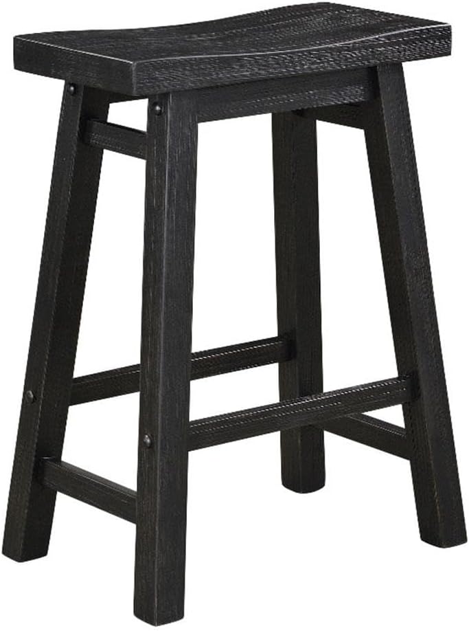 Boraam Sonoma Saddle Stool, Chestnut