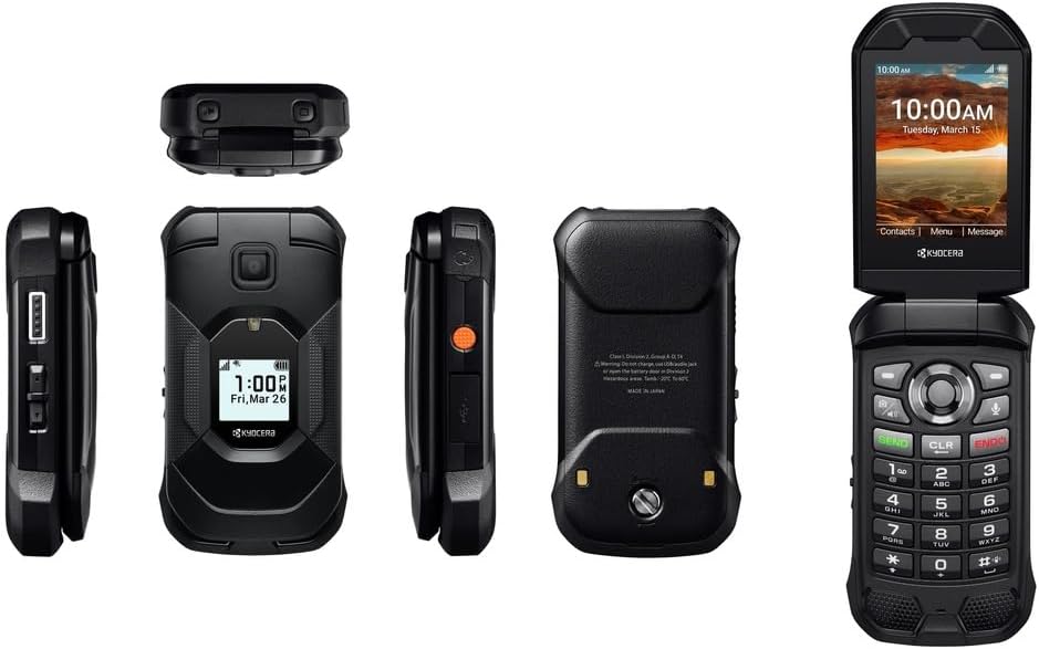NEW KYOCERA DuraXA Equip E4831 | Unlocked/T-Mobile | 2/16GB | (Camera) | 1YR Factory Warranty Waterproof, Drop Proof
