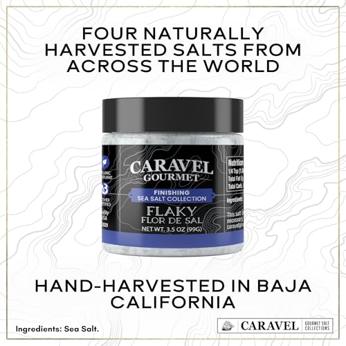 Caravel Gourmet Smoked Sea Salt Sampler, 6-Flavor Grilling Salts, 0.5 oz | Grilling & cooking salts bundle, finishing salt & spice variety pack gift for special occasions