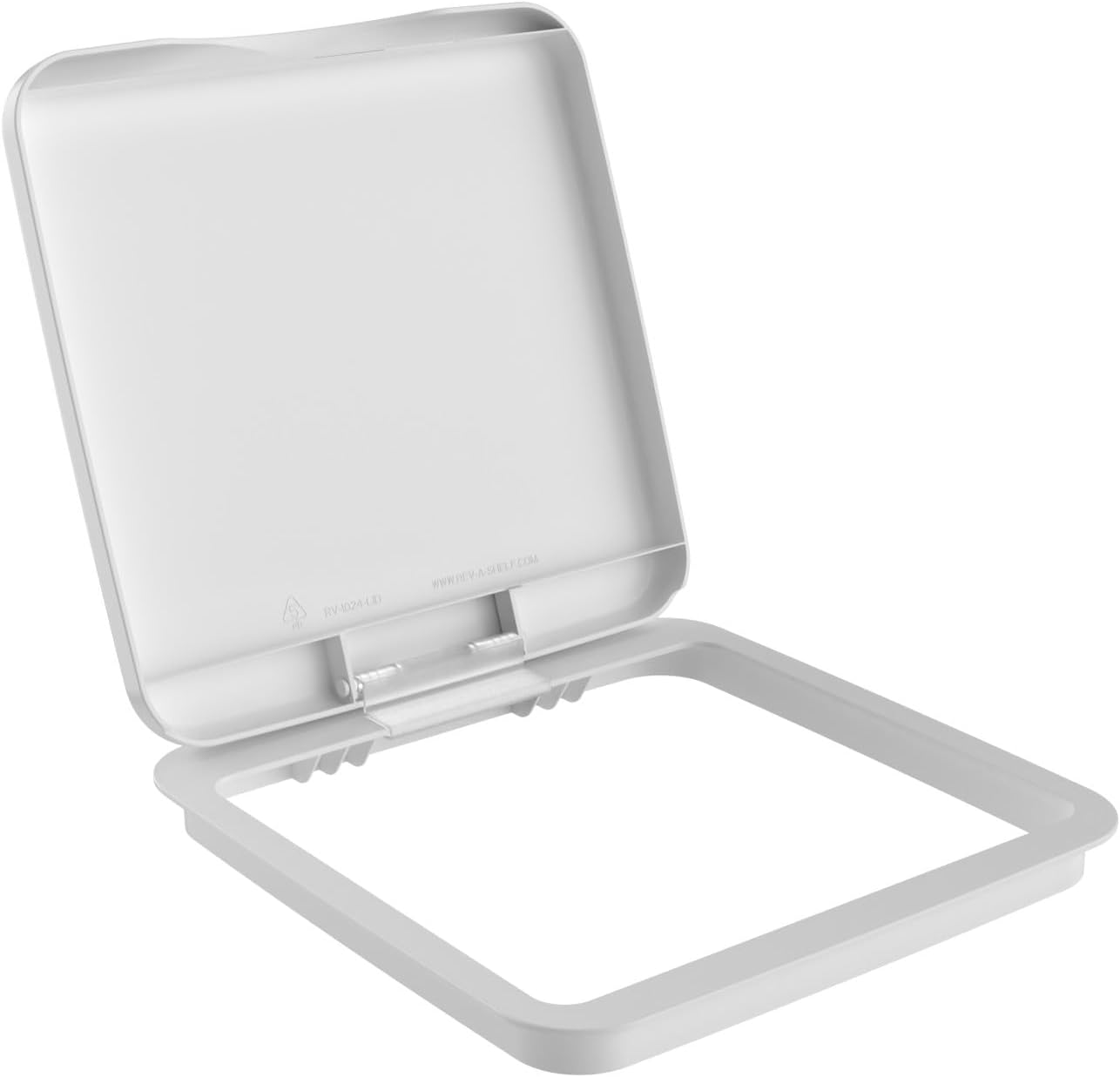 Rev-A-Shelf 35 Qt Under Sink Garbage Can Lid for Base Kitchen and Bathroom Cabinet, Replacement Plastic Trash Bin Lid Only, White, RV-35-LID-1