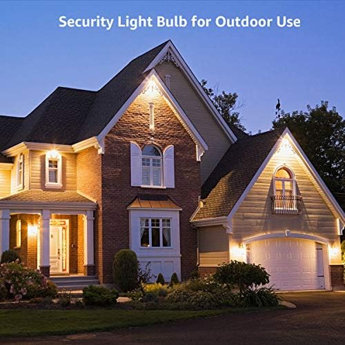 Lepro A19 E26 Dusk to Dawn LED Light Bulbs Outdoor 9W 806 Lumens 2 Pack