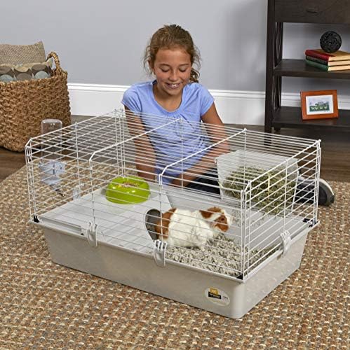 Ferplast Cavie Guinea Pig Cage & Rabbit Cage | Pet Cage Includes All Accessories to Get You Started & a 1-Year Warranty