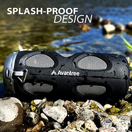 Avantree Cyclone - Portable Bluetooth Bike Speaker with Bicycle Mount, SD Card Slot, 10W Bass-Enhanced Audio
