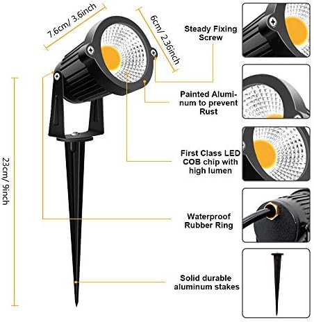 ZUCKEO Low Voltage Landscape Lights LED Landscape Lighting