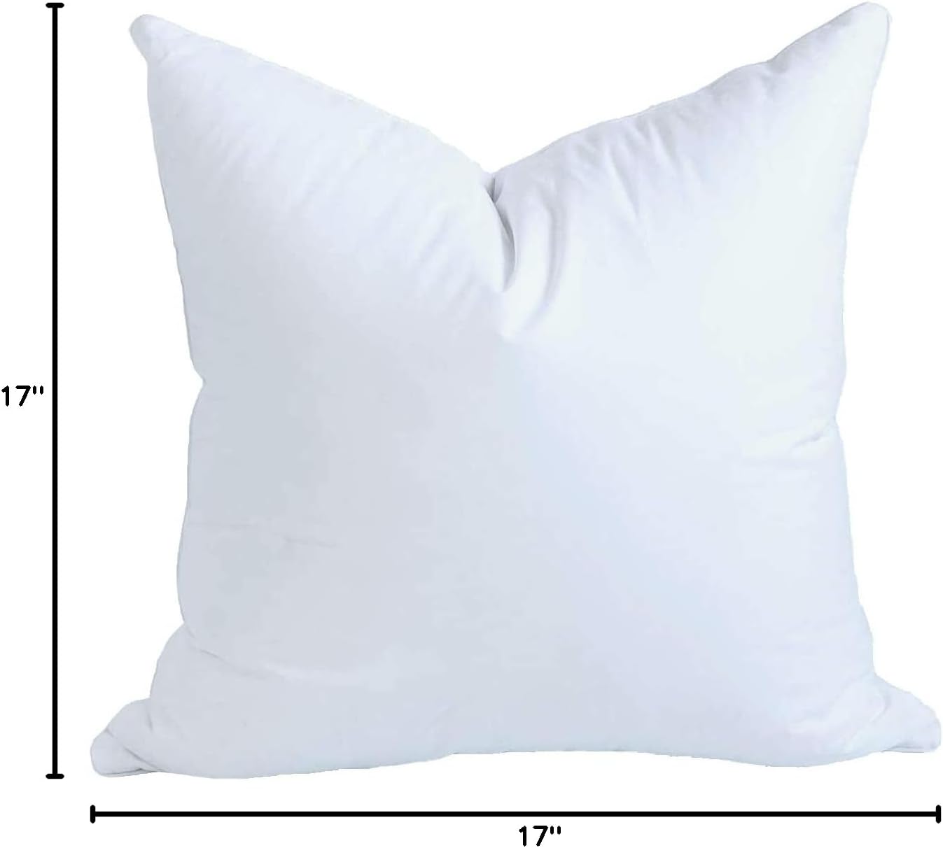 MoonRest® 26x26 Inch Synthetic Down Alternative Square Pillow Insert Form Stuffer for Sofa Shams, Decorative Throw Pillow