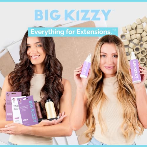 Big Kizzy F.A.T.T. Thickening Biotin Shampoo - Formulated for Extensions + Thin Hair - Sulfate & Paraben Free - Keratin & Color Safe Volumizing
