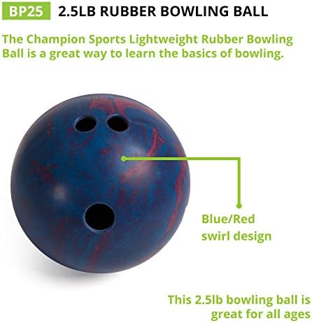 Champion Sports Rubber Bowling Ball
