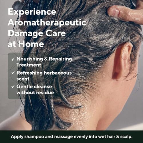 AROMATICA Rosemary Scalp Scaling Shampoo for Hair Growth | Korean Hair Care for Thinning Hair & Hair Loss, Natural Essential Oil, Vegan, Sulfate Silicone Paraben Free (13.53 oz)