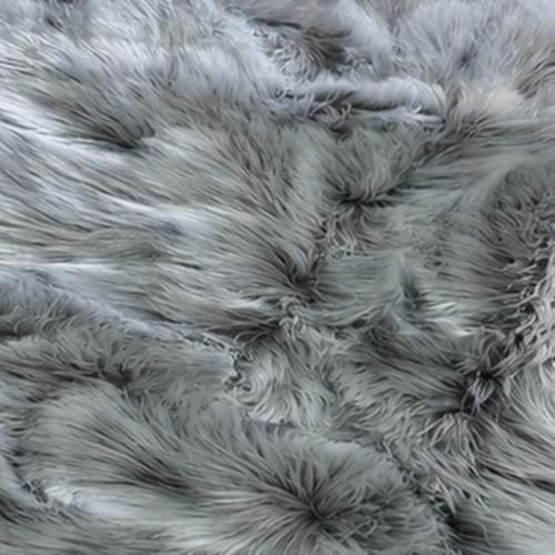 EasyJoy Ultra Soft Fluffy Shaggy Area Rug Faux Fur Rug Chair Cover Seat Pad Fuzzy Area Rug for Bedroom Floor Sofa Living Room (2 x 6 ft Sheepskin
