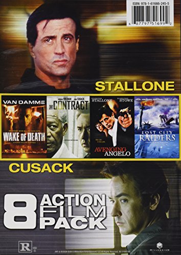 8 Action Film Pack (Stolen / Direct Action / The Circuit / Rampart / Wake of Death / The Contract / Avenging Angelo / Lost City Raiders)