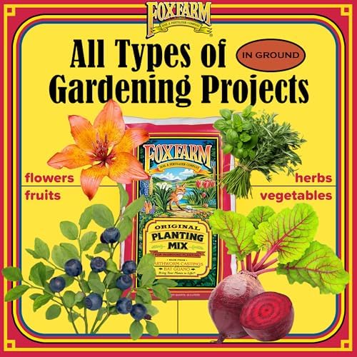 FoxFarm Original Planting Mix, 1cu ft - for In-Ground Planting, All Gardening Applications