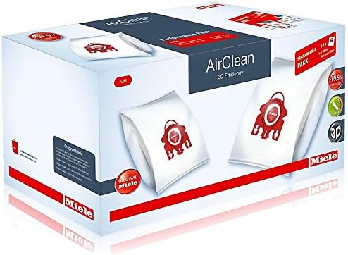 Miele FJM Vacuum Cleaner Bags, XL-Pack for Select Canister Vacuums
