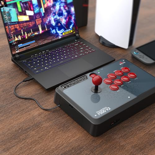 MAYFLASH F500 Arcade FightStick PS5 Fighting Stick joystick and MAGICBOOTS-S5 Bundle Compatible with PS5, Xbox Series S/X, PS4, PS3, Xbox One