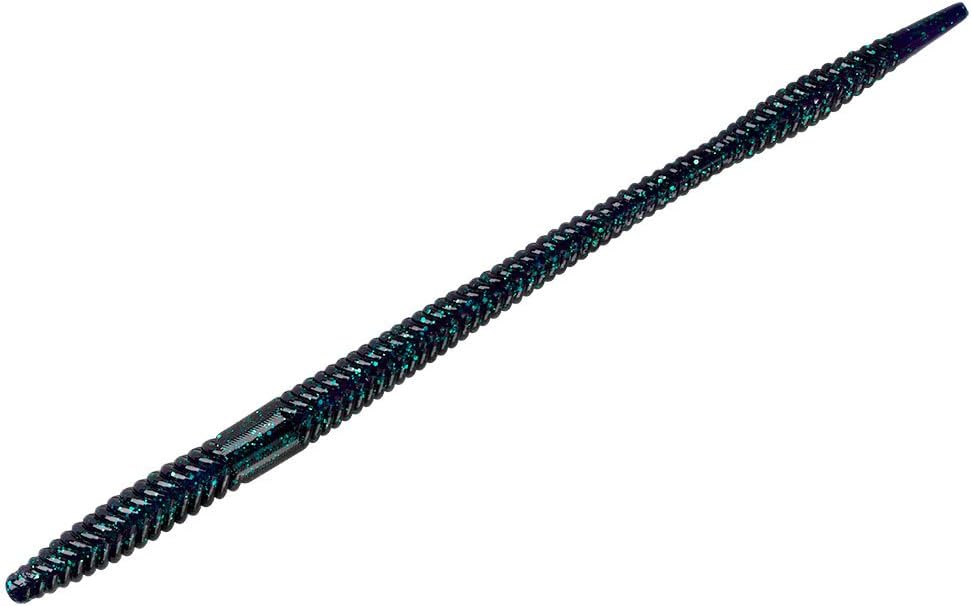 YUM Mighty Worm Straight-Tail Soft Plastic Bait Fishing Lure, 10.5 Inch Length, 5 per Pack
