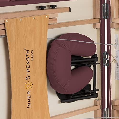 INNER STRENGTH Portable Massage Table Package ELEMENT – Incl. Deluxe Adjustable Face Cradle, Face Pillow & Carrying Case