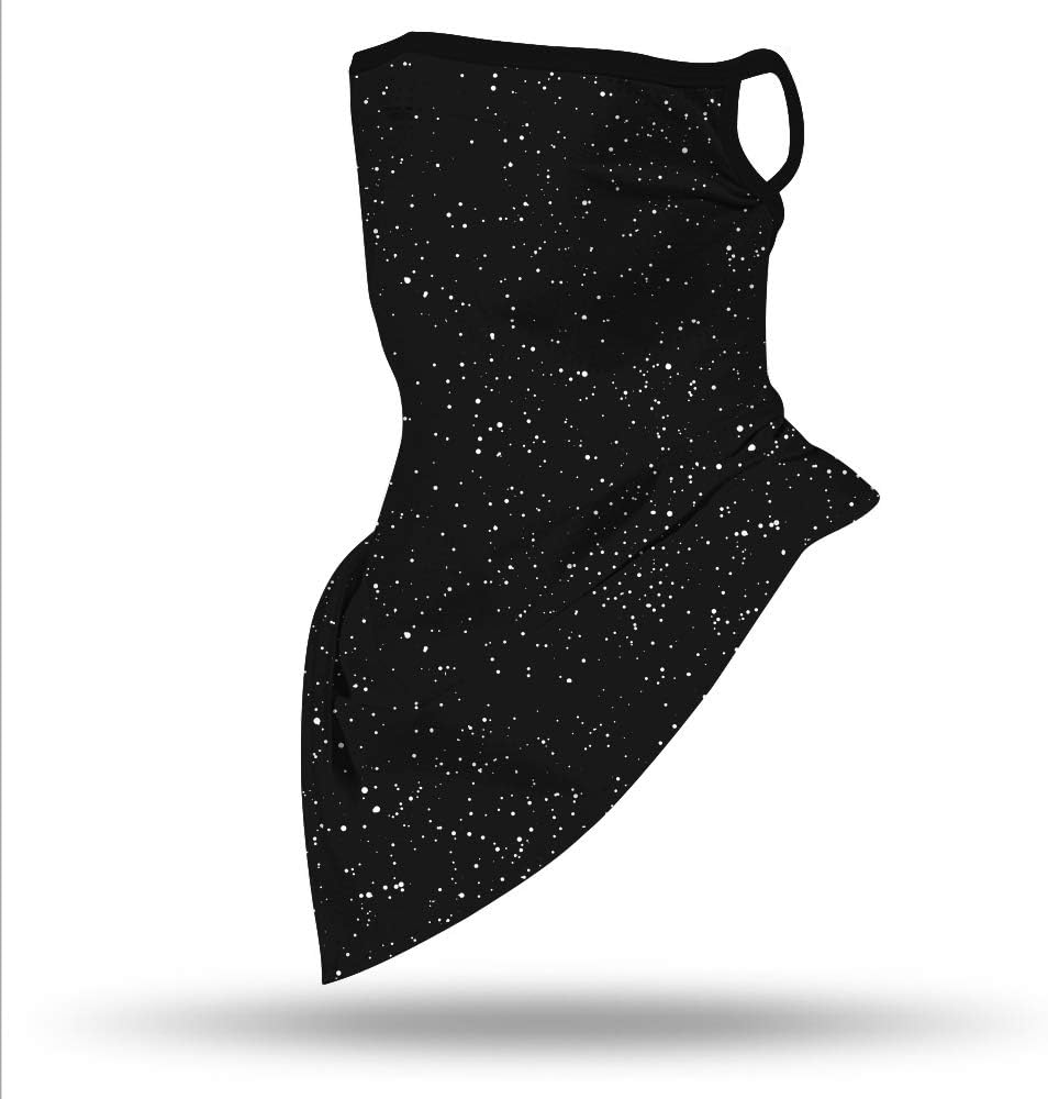 YAYOUREL Neck Gaiter Face Mask Bandanas for Men Women UV Face Scarf Cover Ear Loop Hole Facemask for Fishing Running Cycling