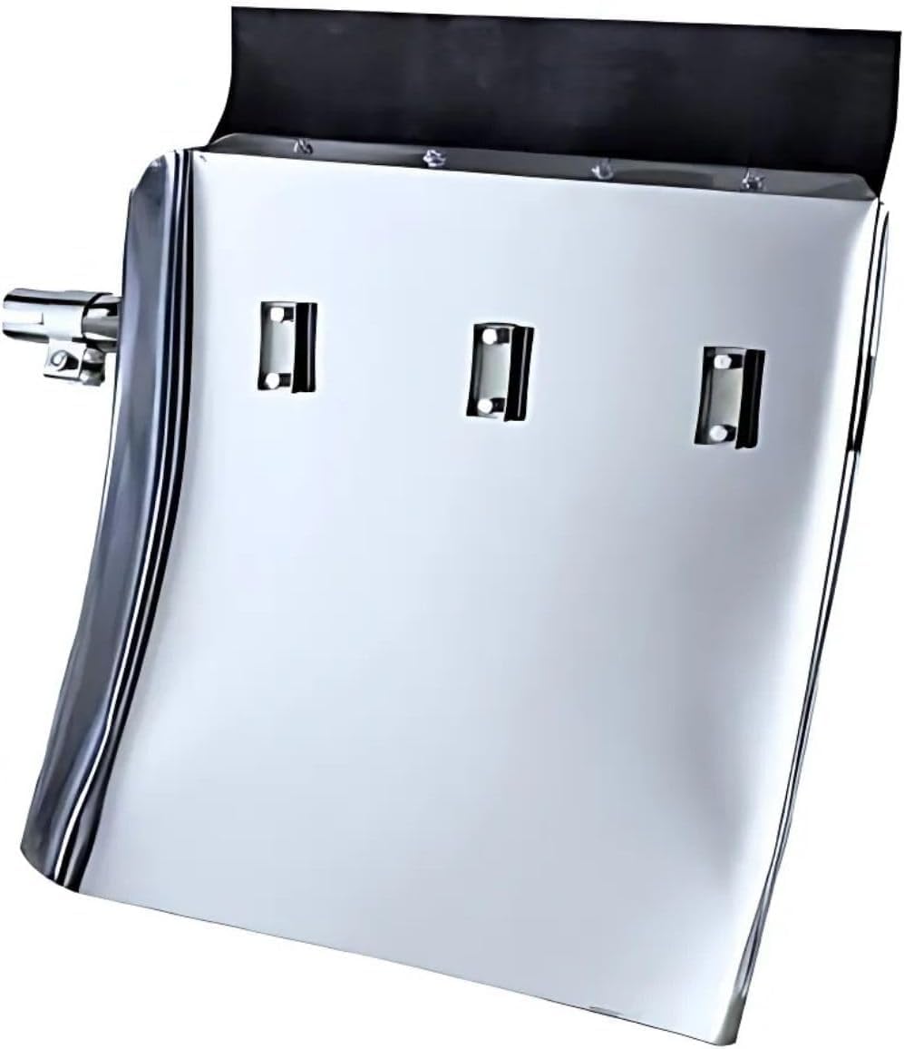 TORQUE Quarter Fenders for Semi Truck, 24" x 24" Black Poly, Tube Bracket and Mounting Hardware Included, Right Left, Quarter Fender Kit Set (TRQF311)