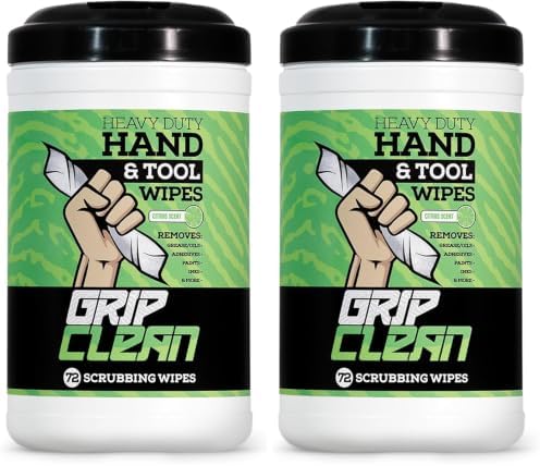 Heavy Duty Hand Cleaning Wipes, Tool Wipes, Waterless Mechanic Hand Cleaner