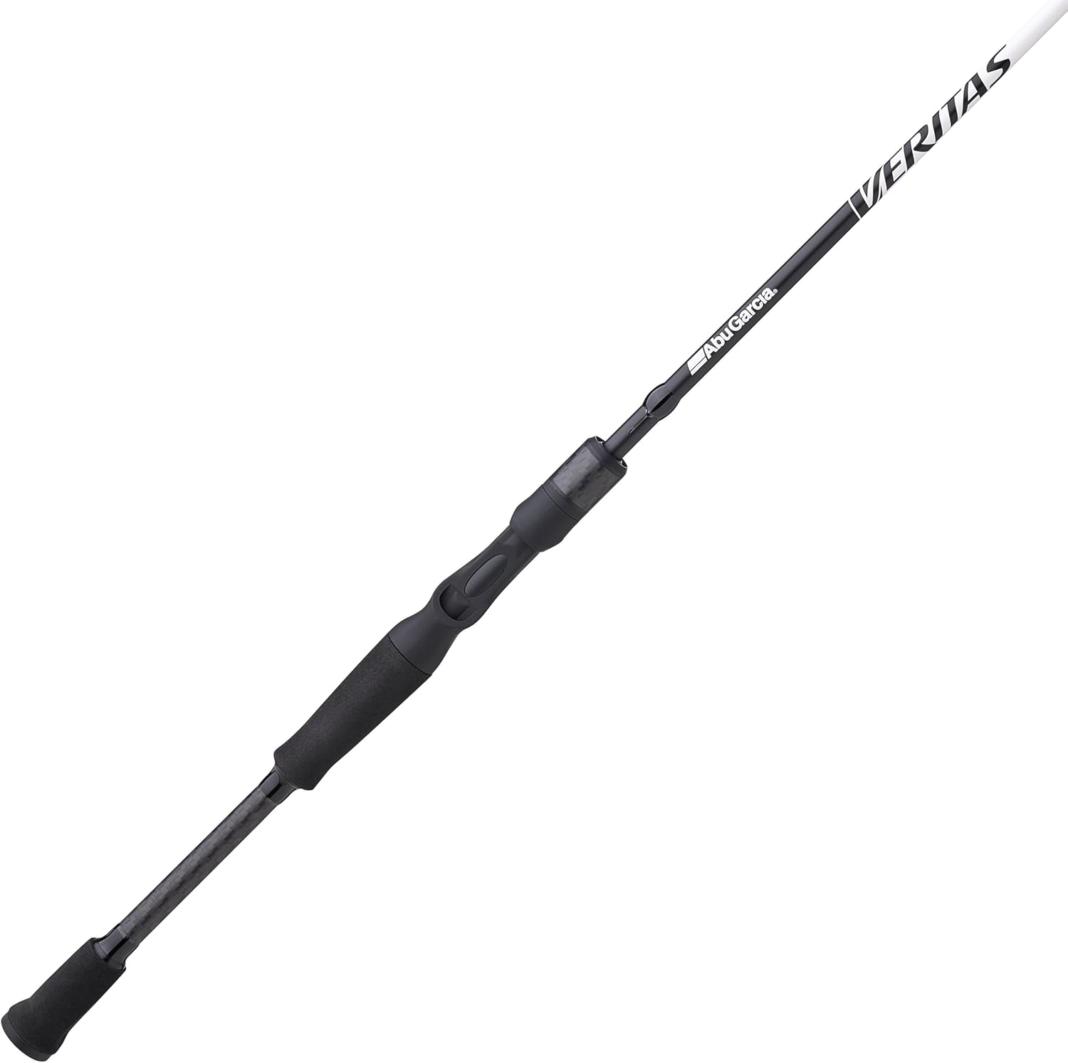 Abu Garcia Veritas Casting BFS Fishing Rod, Balanced and Lightweight Rod, Powerlux 100 Construction, Custom Ergonomic Reel Seat