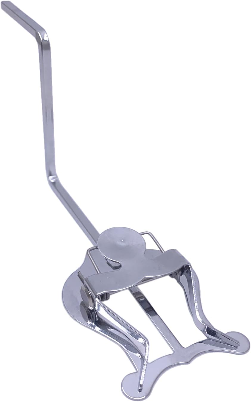 Alto Saxophone Marching Lyre Clamp-On Holder Lyre Sax Nickel-Plated Sheet Music Clip 1Pcs
