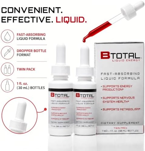 Sublingual Vitamin B Complex Liquid Drops, B12, Berry, 2 fl oz | Fast sublingual liquid B-complex with B12 for energy